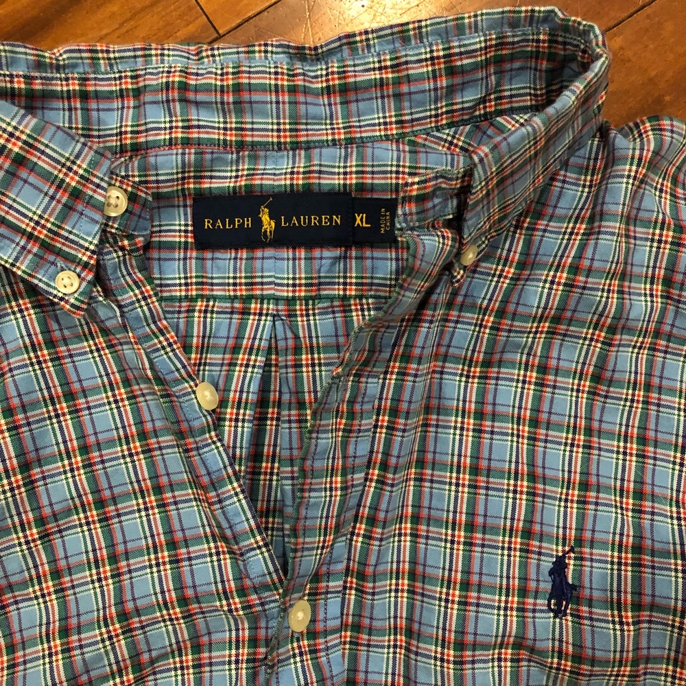 Men’s Ralph Lauren Polo Patterned Button Down - Picture 2 of 4